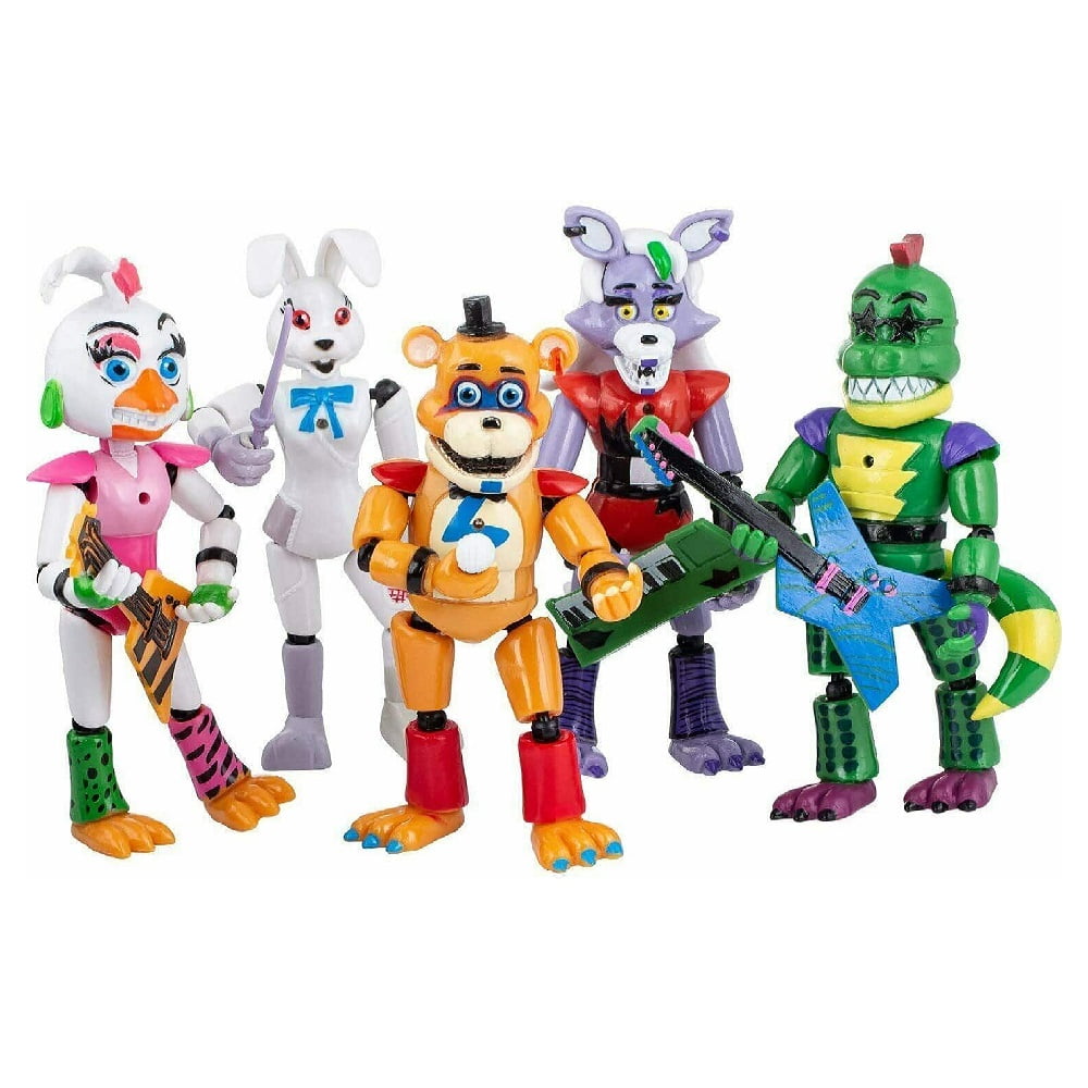 Five Nights At Freddy's FNAF Featured Security Breach 5 pcs Action ...