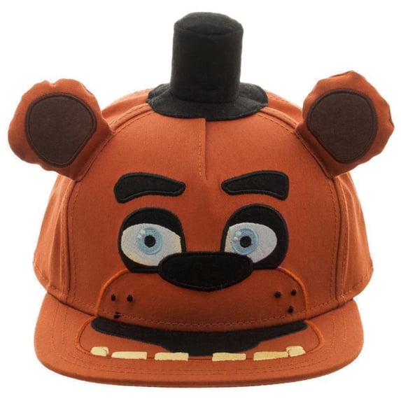 Five Nights At Freddy's Fazbear Plush Snapback Hat