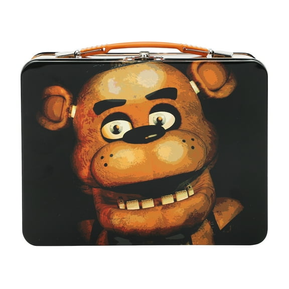 Five Nights At Freddy's Freddy Fazbear Black Tin Tote