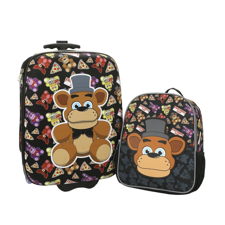 Five Nights at Freddy's Freddy Fazbear Character Print Luggage and