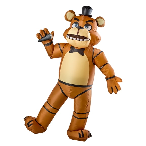 Five Nights At Freddy's Freddy Fazbear Inflatable Costume for Adults by Rubies, Unisex One Size