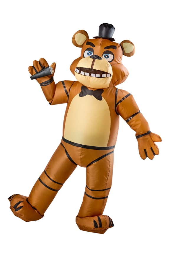 Five Nights At Freddy's Freddy Fazbear Inflatable Costume for Adults by Rubies, Unisex One Size