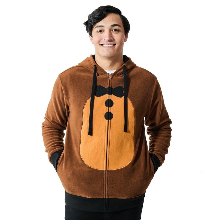 Five Nights At Freddy's Freddy Fazbear Long Sleeve Men's Brown