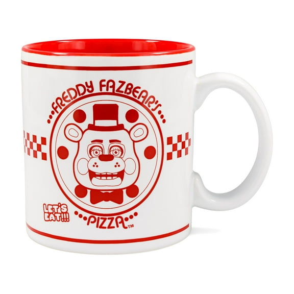 Five Nights At Freddy's Freddy Fazbear's Pizza Box Ceramic Mug | Holds 20 Ounces