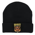 thumbnail image 1 of Five Nights At Freddy's Freddy Fazbear's Pizza Security Youth Black Cuff Beanie, 1 of 3