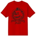 thumbnail image 1 of Five Nights At Freddy's Freddy Fazbear's Pizza Where Fantasy & Fun Come To Life Men's Red Crew Neck Short Sleeve T-shirt-Medium, 1 of 3
