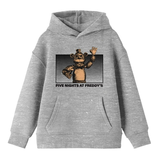 Five Nights At Freddy's Freddy Waving Half Tone Style Youth Boys