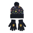 thumbnail image 1 of Five Nights At Freddy's Game Over Youth 2-Piece Knit Beanie & Gloves Set, 1 of 7