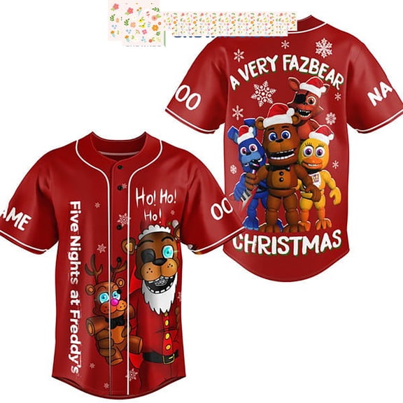Five Nights At Freddy s Ho Ho Ho A Very Fazbear Christmas Custom Name Personalization Chri