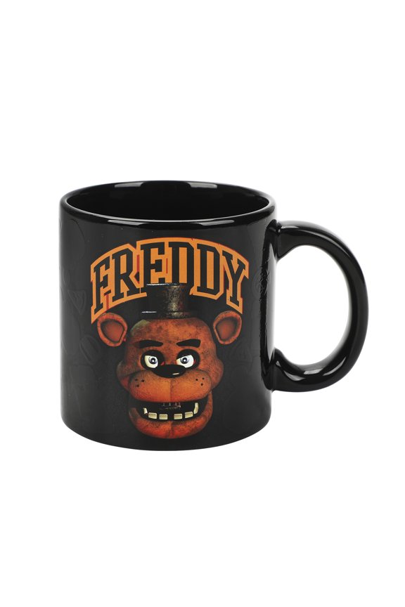 Let's Eat 16 Oz Heat-Reactive Black Ceramic Mug