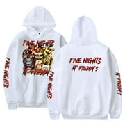 IYQPJSDK Five Nights At Freddy's Long Sleeve Hoodies Merch For Men/Women Fashion Sweatshirt Streetwear