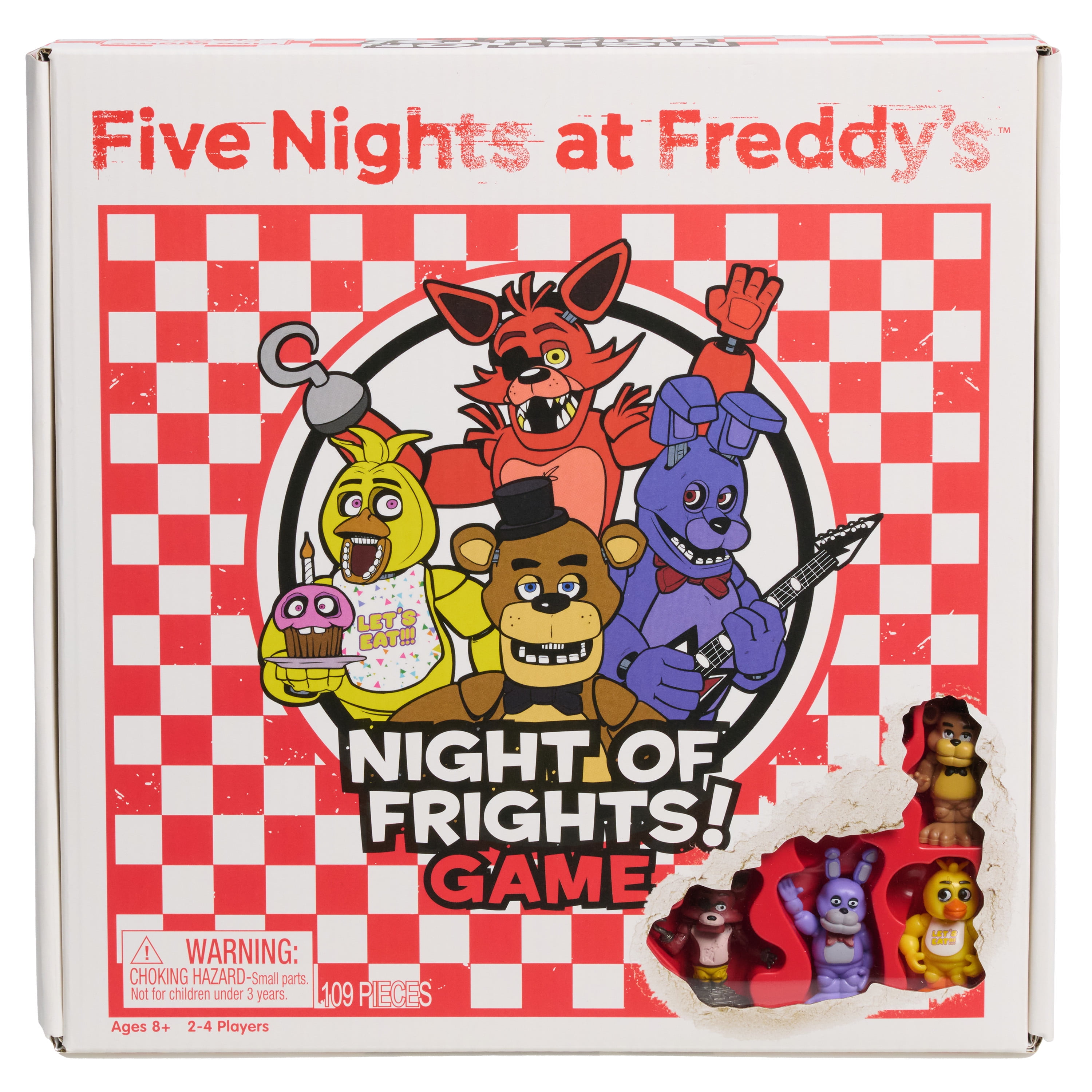 Five Nights at Freddy's Night of Frights Game, Strategy Game with 109 Pieces, Kids Ages 8 and up