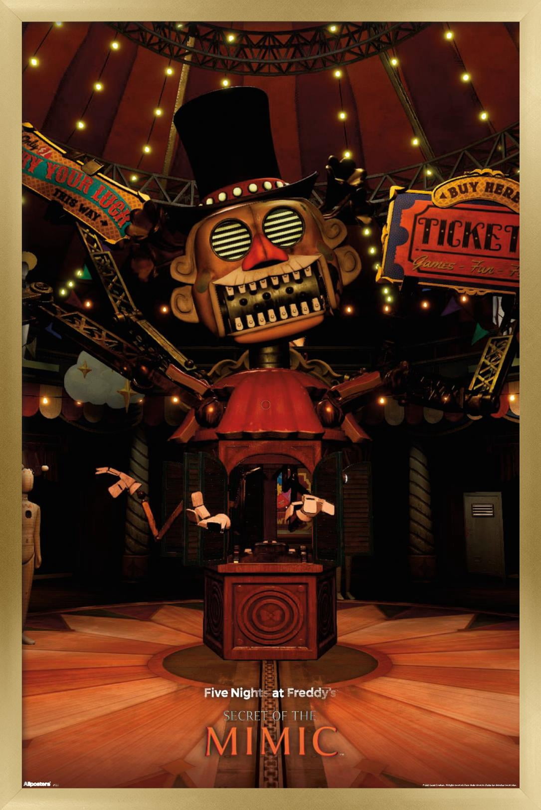Five Nights At Freddy's: Secret of the Mimic (2025) - Big Top Wall Poster, 14.725" x 22.375" Framed