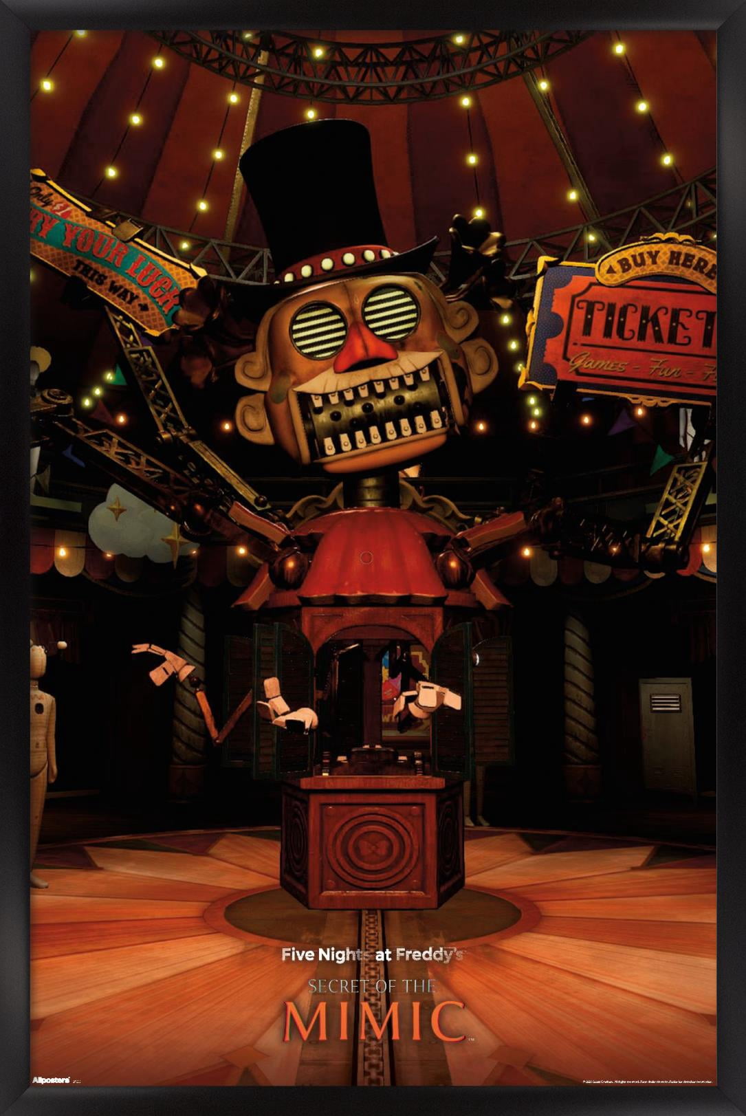 Five Nights At Freddy's: Secret of the Mimic (2025) - Big Top Wall Poster, 14.725" x 22.375" Framed