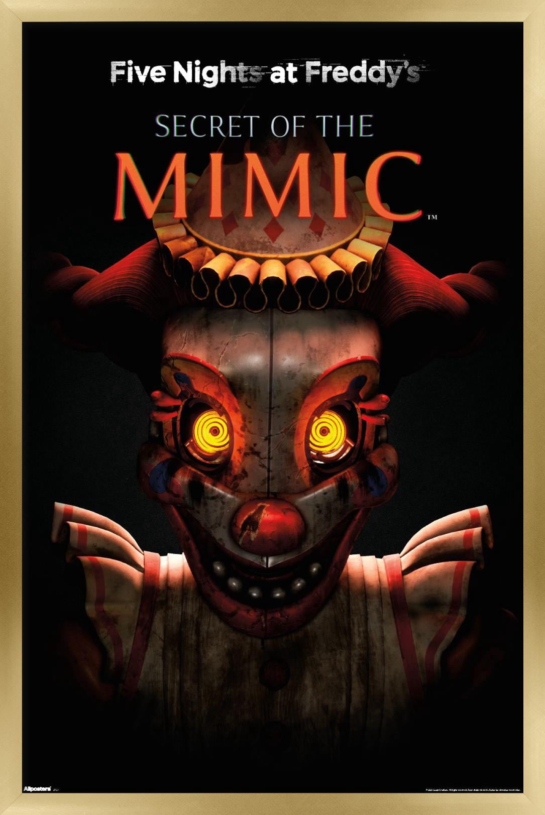 Five Nights At Freddy's: Secret of the Mimic (2025) - Cover Wall Poster, 14.725" x 22.375" Framed