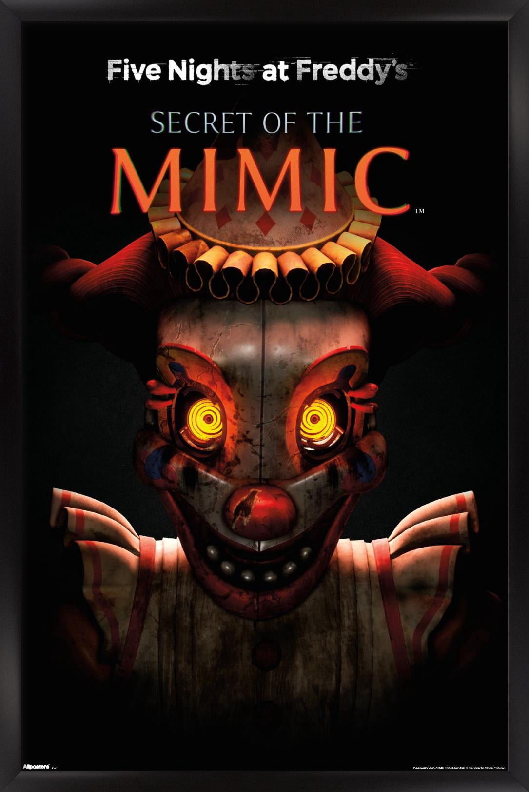 Five Nights At Freddy's: Secret of the Mimic (2025) - Cover Wall Poster, 22.375" x 34" Framed