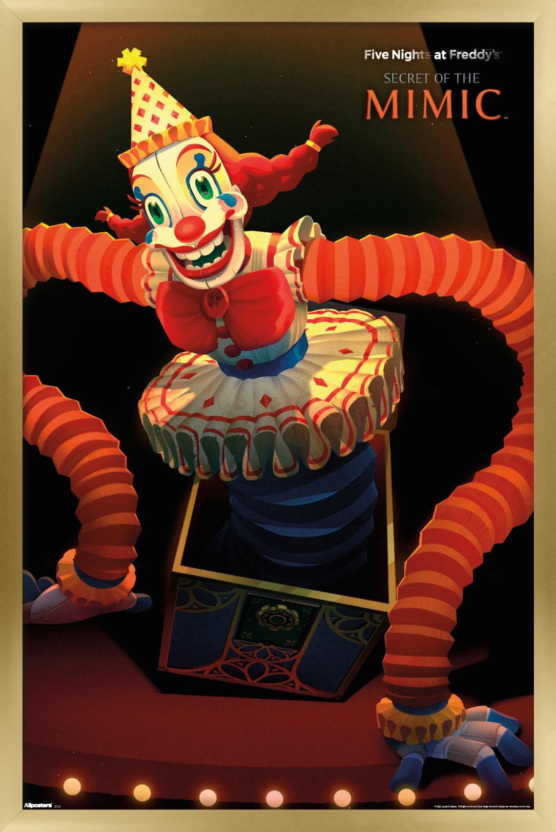 Five Nights At Freddy's: Secret of the Mimic (2025) - Jackie Wall Poster, 14.725" x 22.375" Framed