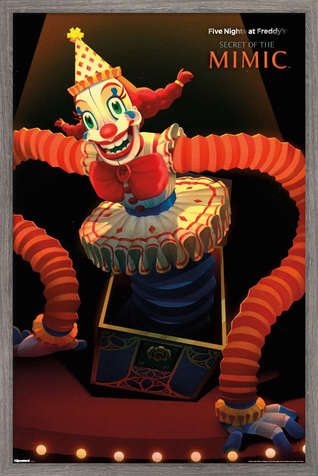 Five Nights At Freddy's: Secret of the Mimic (2025) - Jackie Wall Poster, 22.375" x 34" Framed