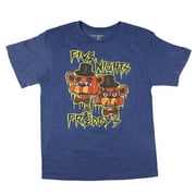 SEVEN TIMES SIX Five Nights At Freddy's Shirt Big Boys Drip Withered Freddy Short Sleeve Top