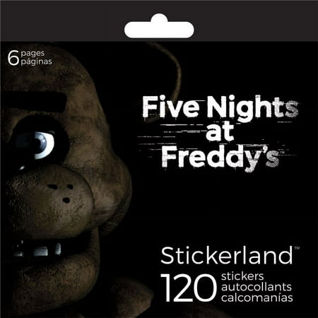 Five Nights At Freddy's Sticker Pad, 6 Pages