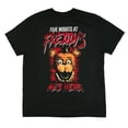 thumbnail image 1 of Five Nights At Freddy's T-Shirt Men's He's Here Graphic Print Tee, 1 of 4