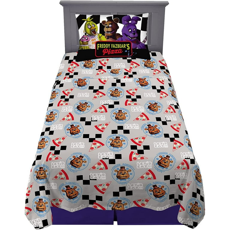 Five Nights At Freddy's Twin Size Sheet Set 