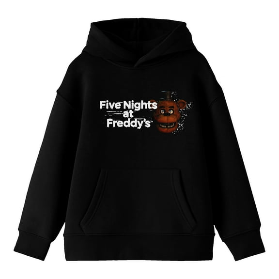 Five Nights At Freddy's Youth Black Graphic Hoodie-XS