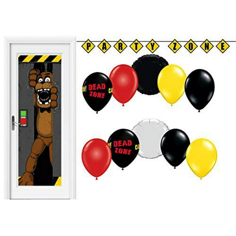 Five Nights At Freddys Party Balloons Decorating Kit with Scene