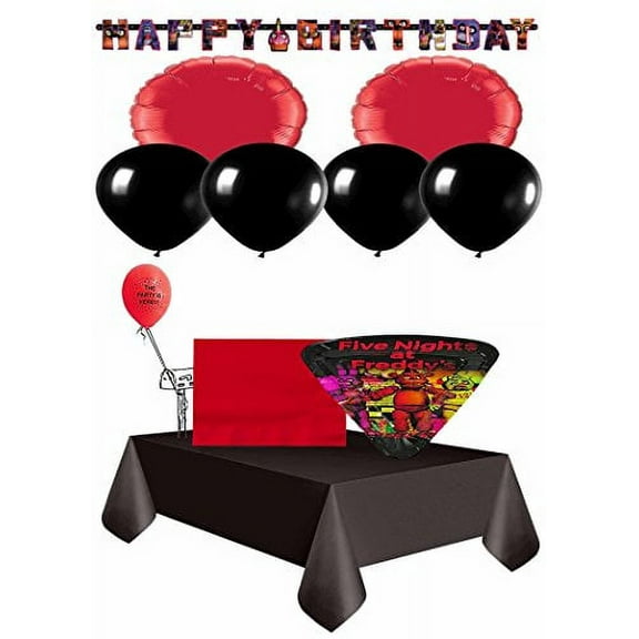 Five Nights At Freddys Party Pack For 16 Guests With Pizza Plates