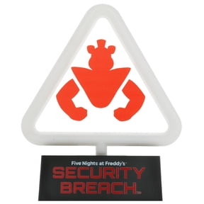 Silver Buffalo Five Nights at Freddy's Security Breach Logo Boxed LED Neon Lamp, Red