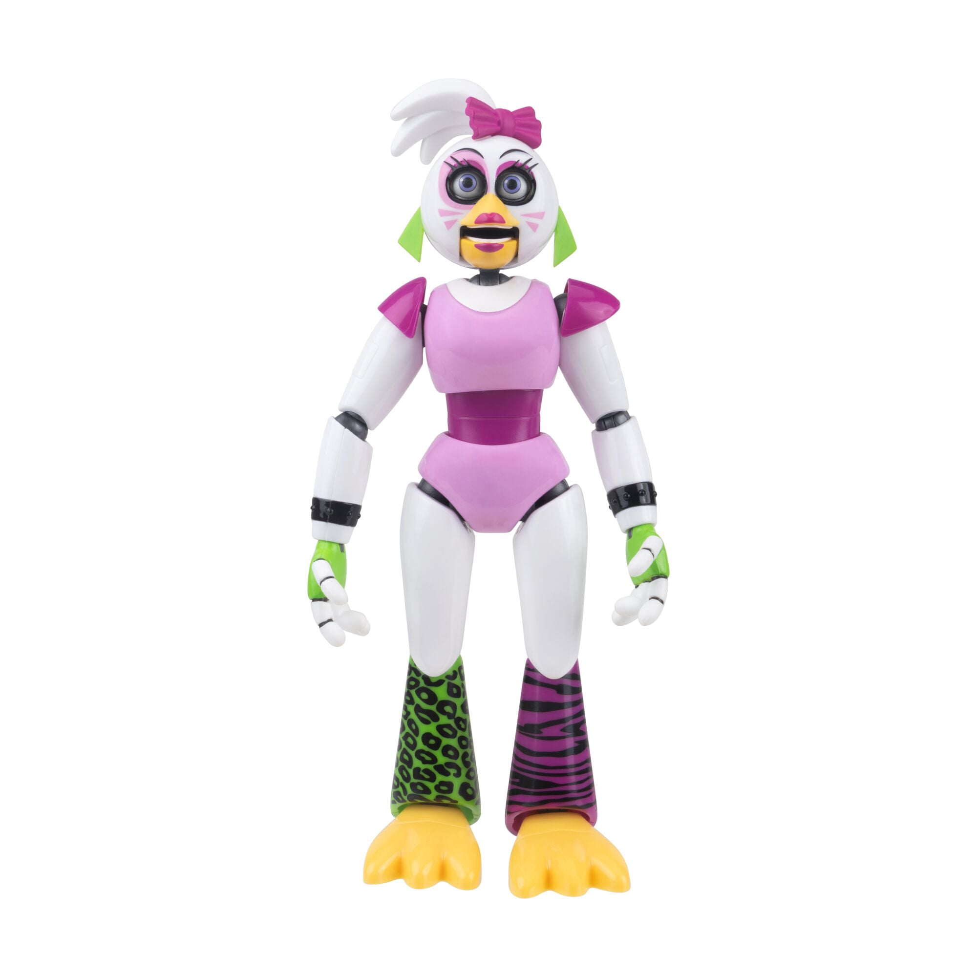 Five Nights At Fredy's 6 inch Endo-Series Collectable Figure - Glamrock Endo with Glamrock Chica Parts