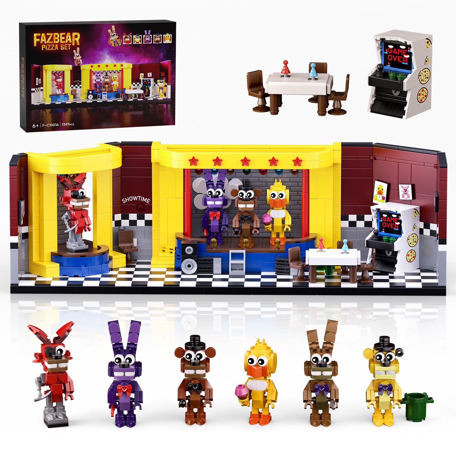 Five Nights FNAF Stage Building Blocks Set Halloween Classic