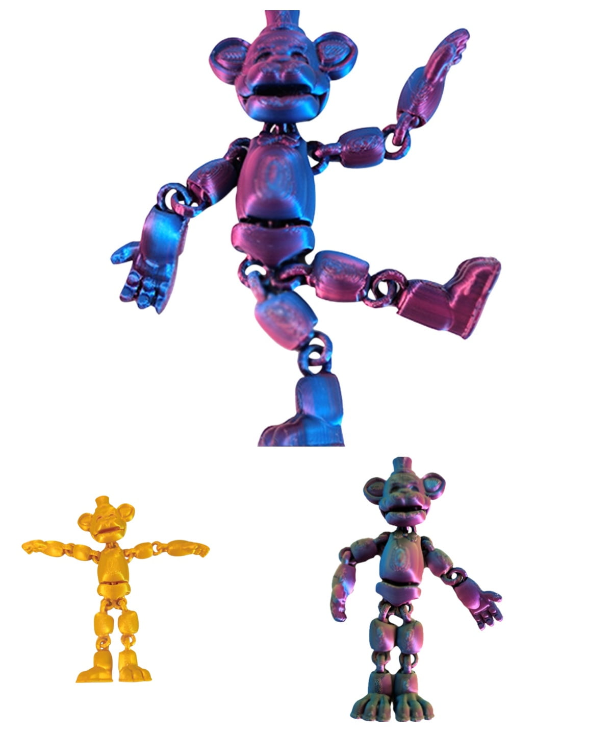 Five Nights at Freddy's Action Figures, 4.5" Funtime Freddy FNAF Action ...