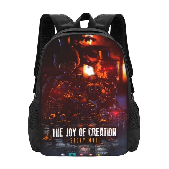 Five Nights at Freddy's Backpack Unisex Five Anime Nights At Cartoon Freddy'S Multipurpose Backpacks,3d Printed Funny Anti Theft Laptop Backpack,Casual Daypack Backpack For Men Women 16 Inch