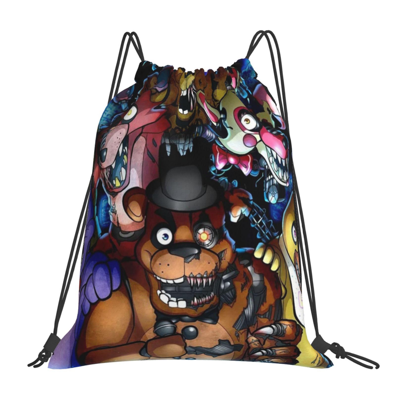 HUGS IDEA Leoparden Drawstring Bag - Leichter Tragerucksack Für Sport & Reisen