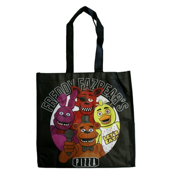 Five Nights Freddy's Freddy Fazbear's Pizza Reusable Gift Tote Bag