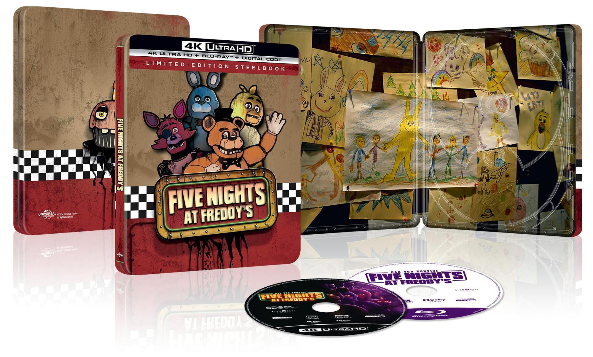 Five Nights at Freddy's (Limited Edition Steelbook) (4K Ultra HD + Blu-ray + Digital Copy) Universal, Horror