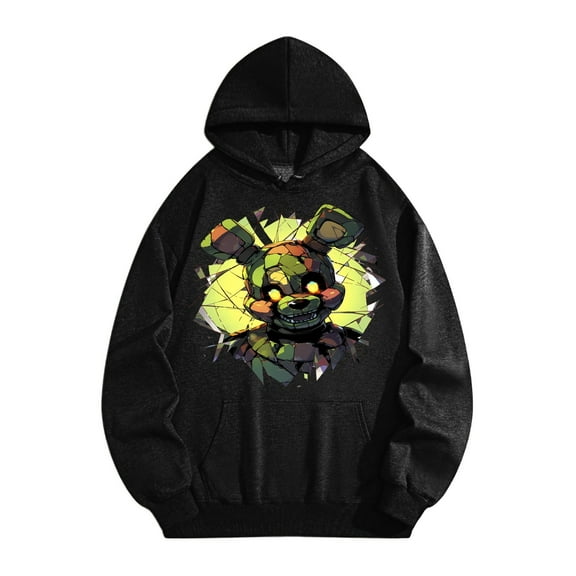 Five-Nights at Freddy Merch Mens Ultimate Heavyweight Pullover Hoodie Sweatshirt