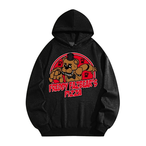 Five-Nights at Freddy Merch Mens Ultimate Heavyweight Pullover Hoodie Sweatshirt