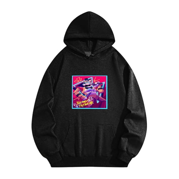 Five-Nights at Freddy Merch Mens Ultimate Heavyweight Pullover Hoodie Sweatshirt