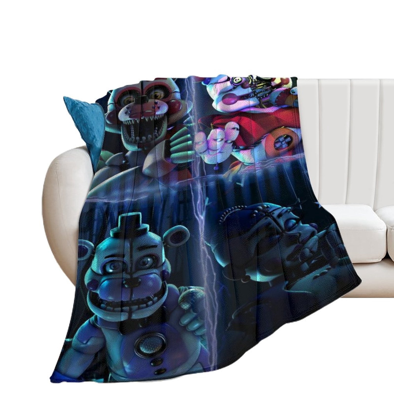 FNAF Throw Blanket Five Nights At Freddy Cute Flannel For Boys Girls fnaf-throw-blanket-five-nights-at-freddy-cute-flannel-for-boys-girls