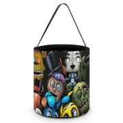 Five Nights at Freddy Trick or Treat Bag Halloween Candy Bucket Tote Bag Halloween Party Bag One size