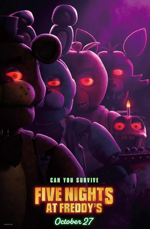 Five Nights at Freddy's Wall Decor in Five Nights at Freddy's Home Decor 