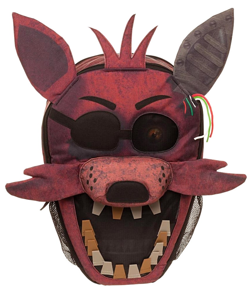 Five Nights at Freddy's 3D Foxy Big Face Backpack - Walmart.com
