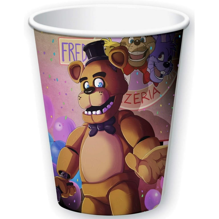 Five Nights at Freddy's 9-Ounce Paper Cups, 8 Pack 