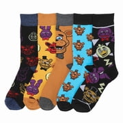 Five Nights at Freddys Adult Casual Crew Socks Pack of 5
