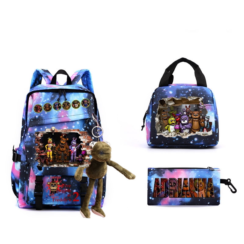 Fd Backpack Five-Nights-at-Freddy's Anime Backpacks Sets, Cartoon Laptop Backpack ...