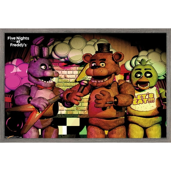 Five Nights at Freddy's - Band Wall Poster, 14.725" x 22.375", Framed