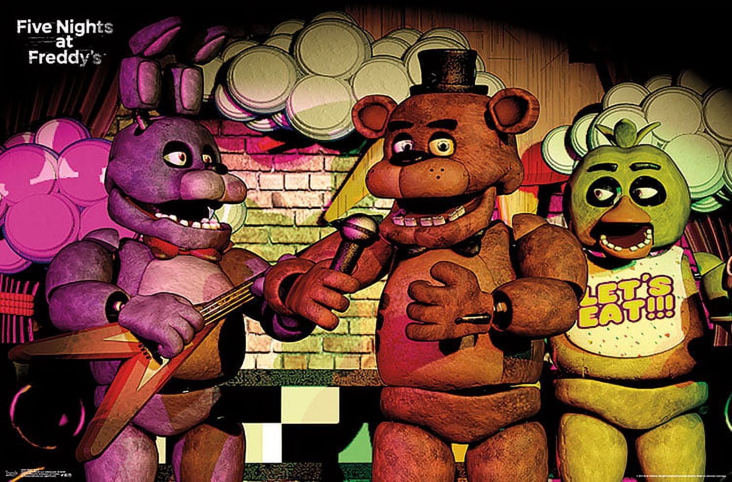 Five Nights at Freddy's - Band Wall Poster, 22.375" x 34"