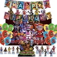 thumbnail image 1 of Five Nights at Freddy's Birthday Cake Toppers, by Matecam X1 24 Count, 1 of 7